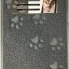 Cat bulk buys | Quality Gray Cat Litter Trap Mat, Non-Slip Backing, Dirt Catcher, Soft On Paws, Easy To Clean