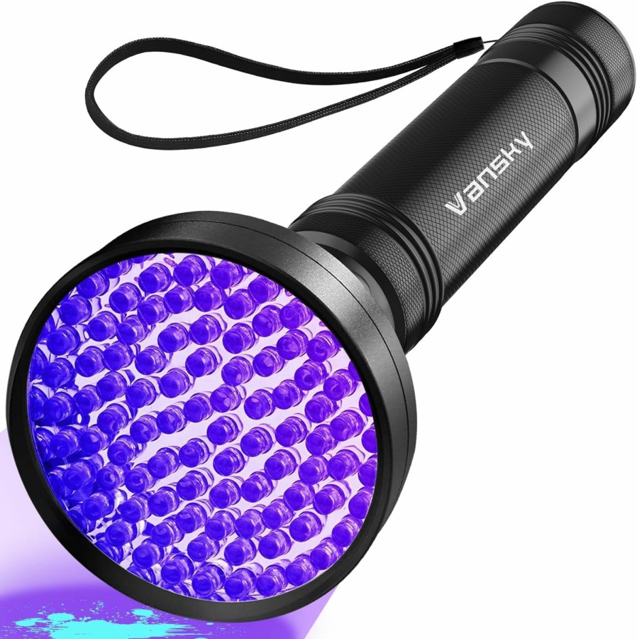 Cat Vansky | Vansky Black Light Uv Flashlights, Ultra Bright 100 Led 395Nm Ultraviolet Blacklight Detector For Dog Cat Pet Urine, Dry Stains And Bed Bug, Matching With Pet Odor Eliminator