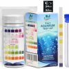 Fish & Aquatic SJ WAVE | Sj Wave 7 In 1 Aquarium Test Kit For Freshwater Aquarium | Fast & Accurate Water Quality Testing Strips For Aquariums & Ponds | Monitors Ph, Hardness, Nitrate, Temperature And More (100 Tests)