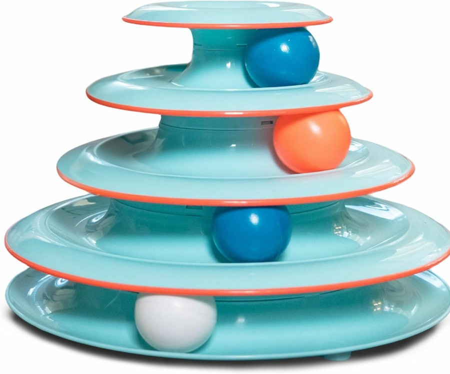 Cat Catstages | Catstages Tower Of Tracks Interactive 3-Tier Cat Toy