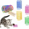 Cat Andiker | Andiker Cat Spiral Spring, 12 Pc Creative Toy To Kill Time And Keep Fit Interactive Durable Heavy Plastic Colorful Toy For Swatting, Biting, Hunting Kitten Toys