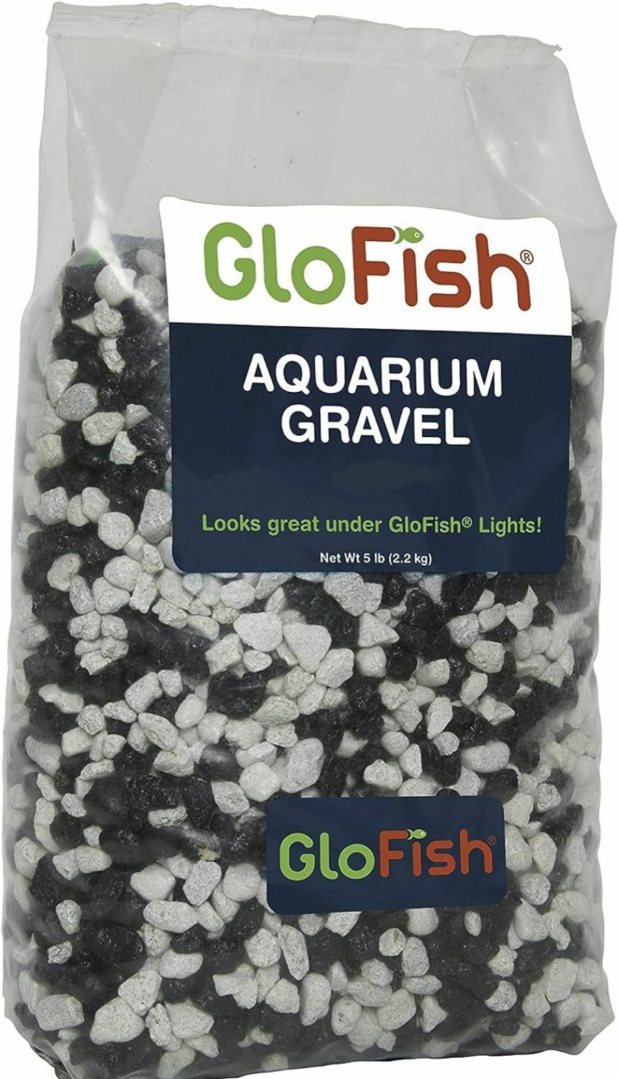 Fish & Aquatic GloFish | Glofish Aquarium Gravel, Fish Tank Gravel, Black With Fluorescent Accents, Compliments Glofish Tanks, 5 Lb Bag