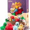 Cat CHIWAVA | Chiwava 36Pcs 4.1'' Furry Cat Toy Mice Rattle Small Mouse Kitten Interactive Play Assorted Color