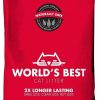 Cat World's Best Cat Litter | World'S Best Cat Litter Multiple Cat Unscented, 32-Pounds - Natural Ingredients, Quick Clumping, Flushable, 99% Dust Free & Made In Usa - Long-Lasting Odor Control & Easy Scooping